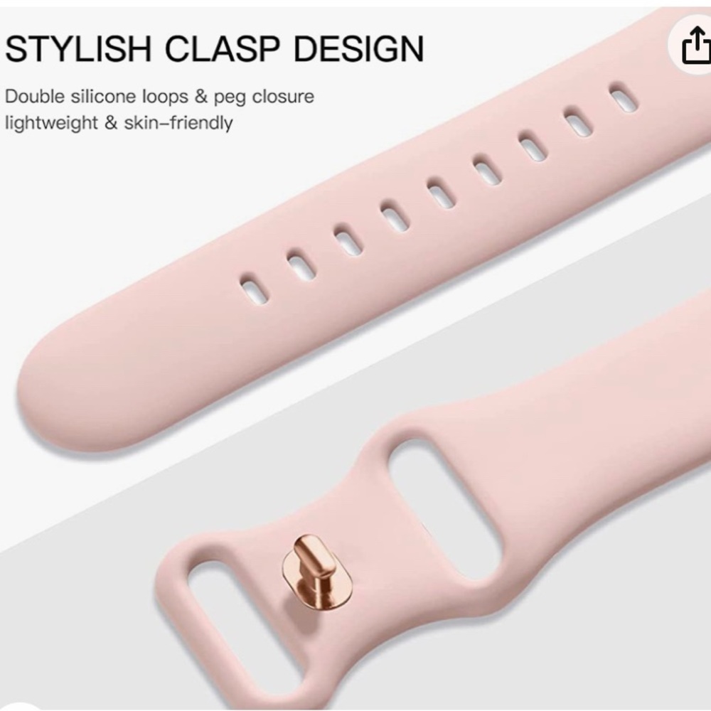 6 Pack Bands Compatible with Apple Watch - Picture 2 of 3